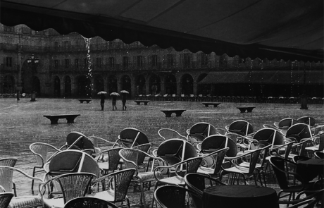 Fotografía terraza lluvia Pedro Ladoire