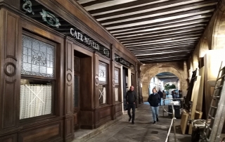 Decorado exterior para la película de Alejandro Amenabar